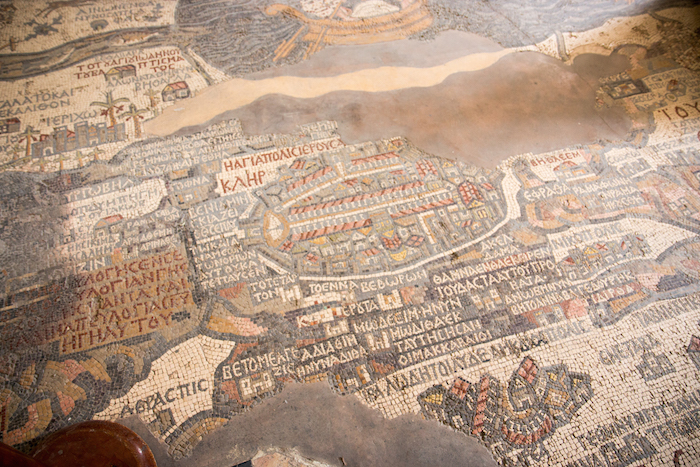 Madaba Map Jordan