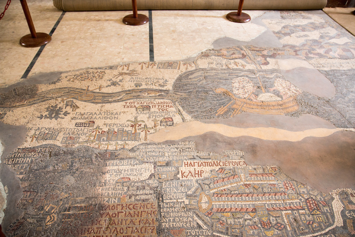 Madaba Map Jordan