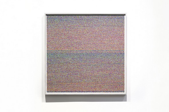 Matthew Plummer-Fernandez - "Every_Mickey.png" (2015), ditone archival pigment print, 100 x 100cm; photo by Bresadola+Freese/drama-berlin.de, courtesy of NOME Gallery