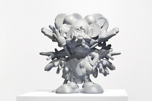 Matthew Plummer-Fernandez - "Every Mickey" (2015), SLS polyamide, resin, paint, 50 x 24 x 50 cm; photo by Bresadola+Freese/drama-berlin.de, courtesy of NOME Gallery