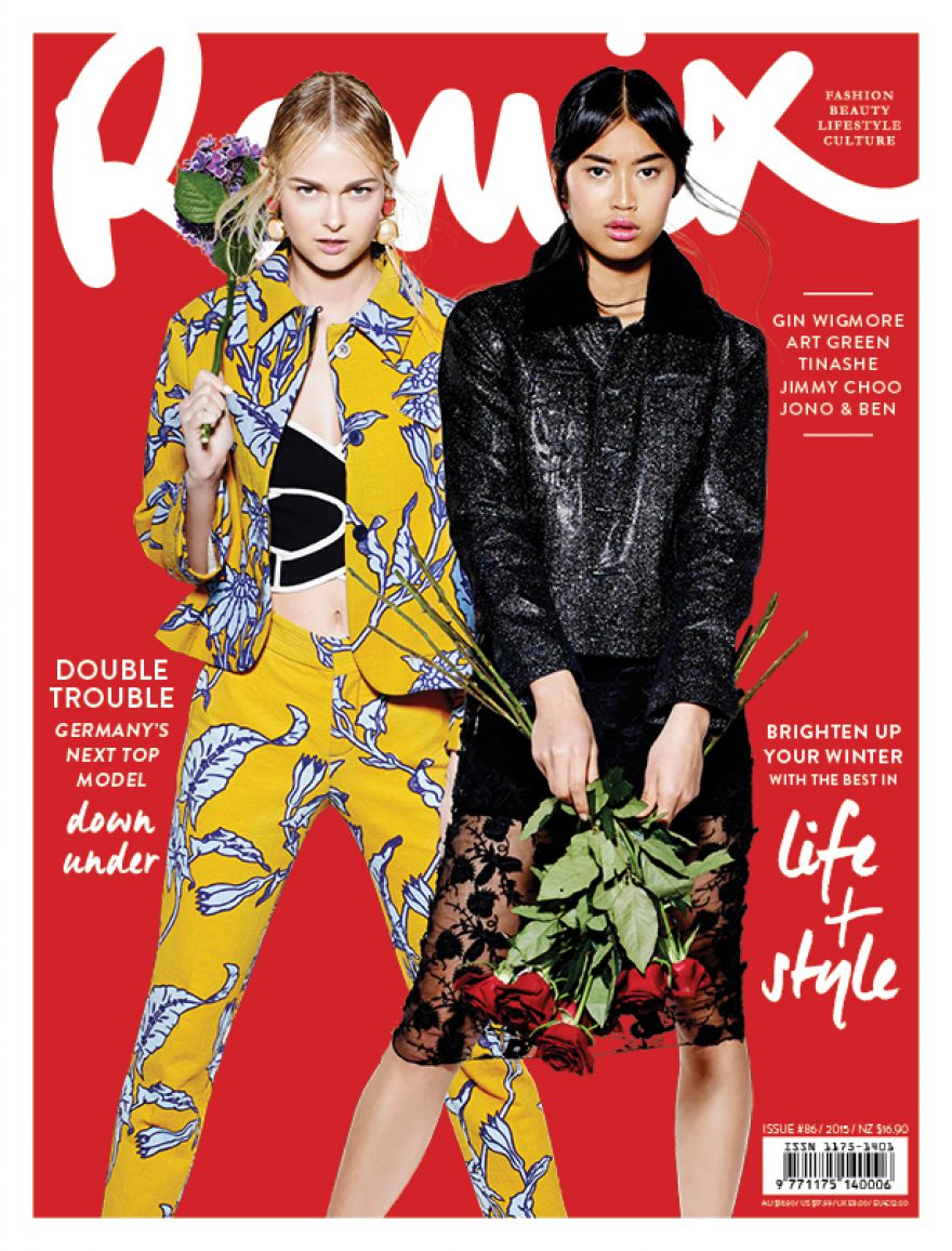 DOUBLE TROUBLE: The Remix LIFE &amp; STYLE ISSUE featuring Germany’s Next Top Model, Art Green, Gin Wigmore, Tinashe &amp; more!
