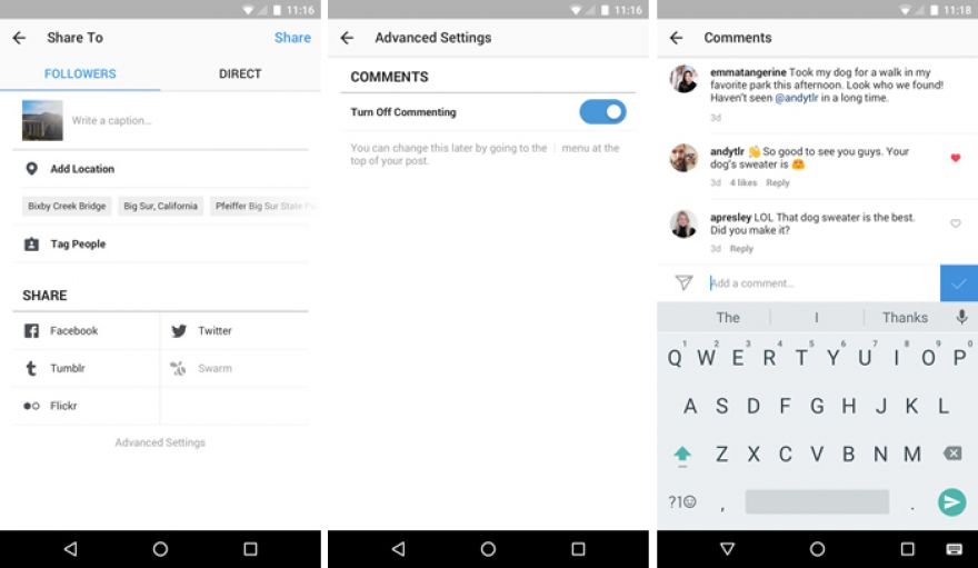 Instagram adds better controls for comments, privacy
