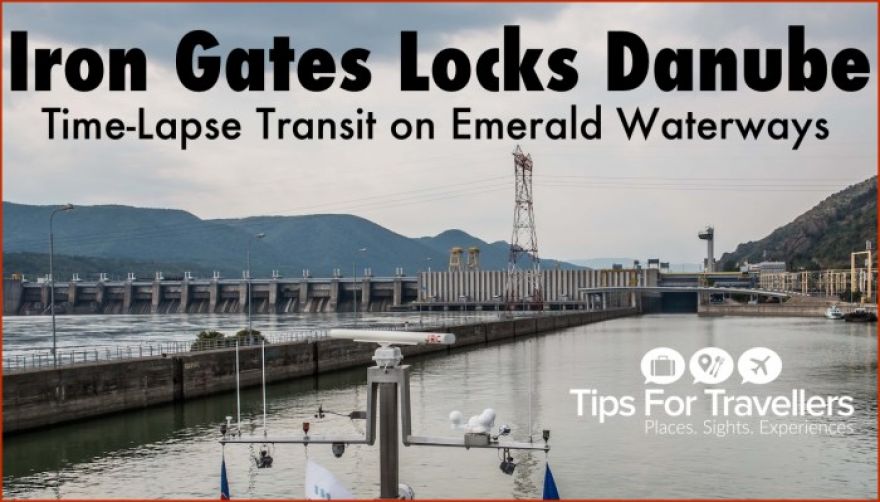 Passing through the Iron Gates Locks Danube River – Time-lapse Video